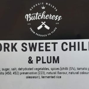 Pork Sweet Chilli & Plum