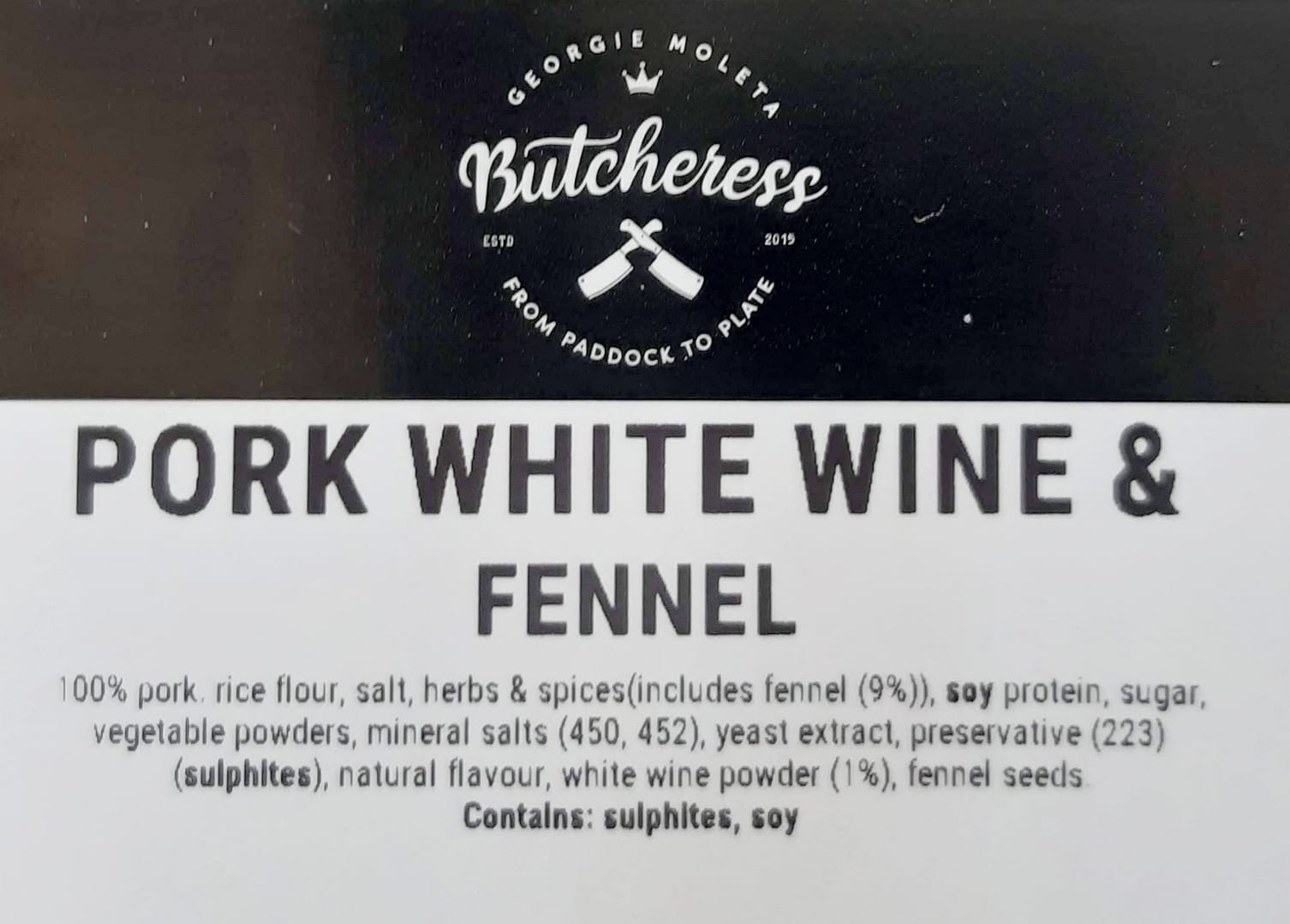 Pork, White Wine & Fennel Sausages - Image 2