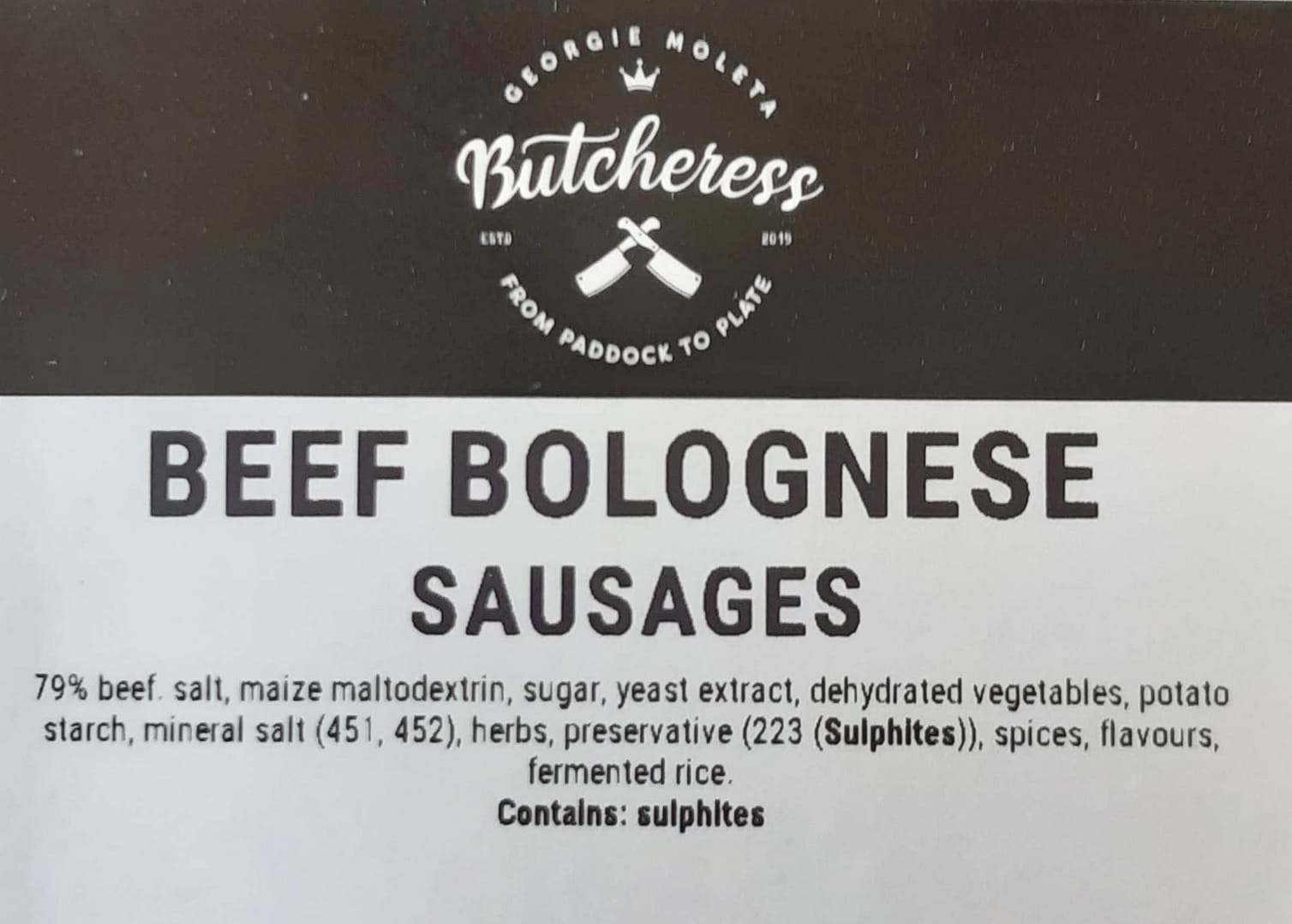Beef Bolognese Sausages - Image 2