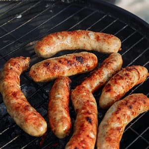 Beef Steak & Onion Sausages