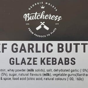 Beef Garlic Butter Glaze Kebabs