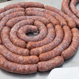 Venison, Tomato & Onion Sausages