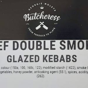 Beef Double Smoke Glazed Kebabs